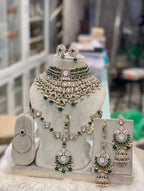 Regal Ruby Kundan Bridal Set