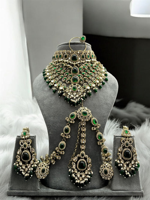 Antique Gold Kundan Choker