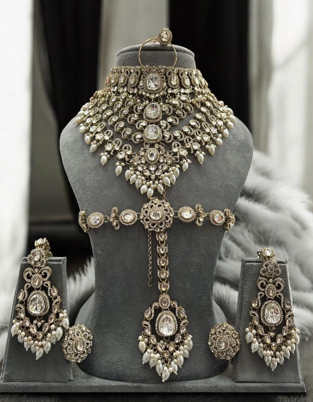 Kundan/Polki Bridal Set